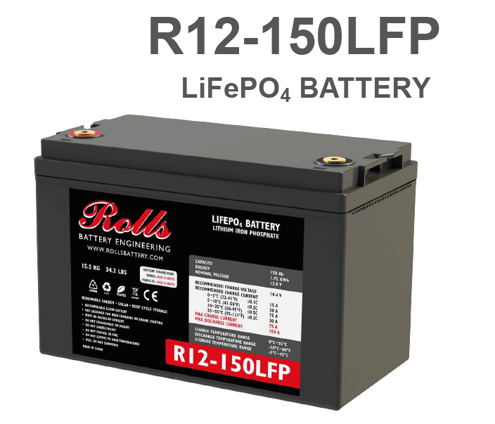 Rolls Battery LiFePO4 12 VOLT
